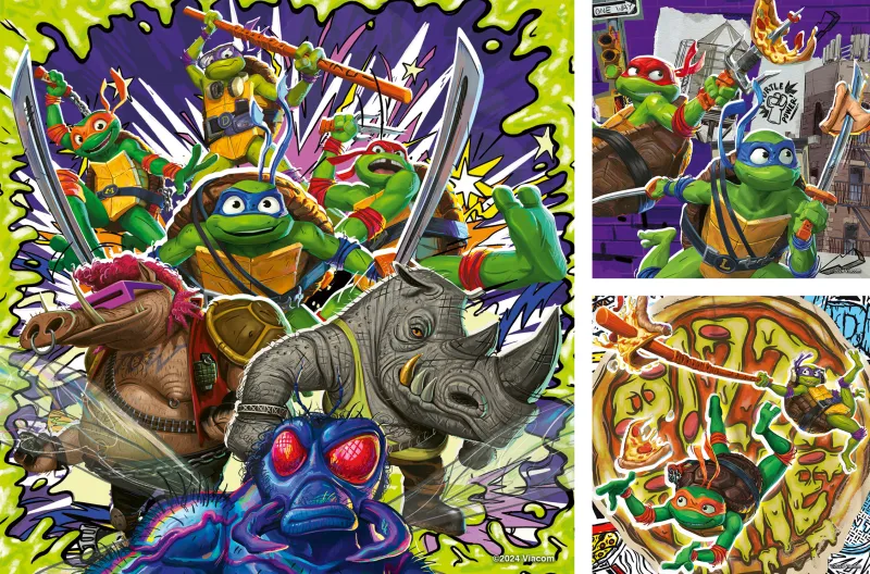 3 Puzzles - Tortues Ninja 3 Puzzles - Tortues Ninja