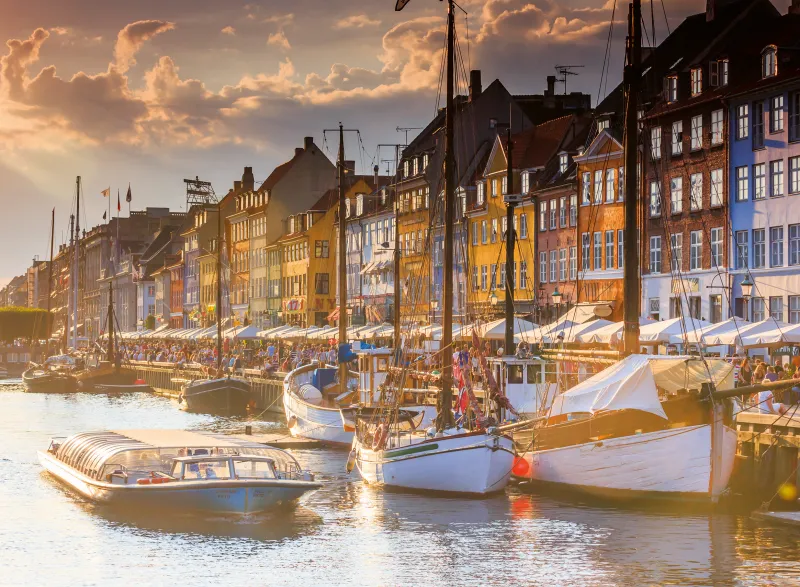 Coucher de Soleil à Copenhague Coucher de Soleil à Copenhague