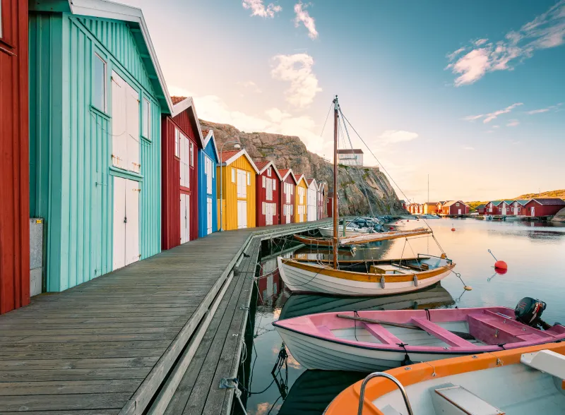 Maisons Flottantes à Smögen, Suède Maisons Flottantes à Smögen, Suède