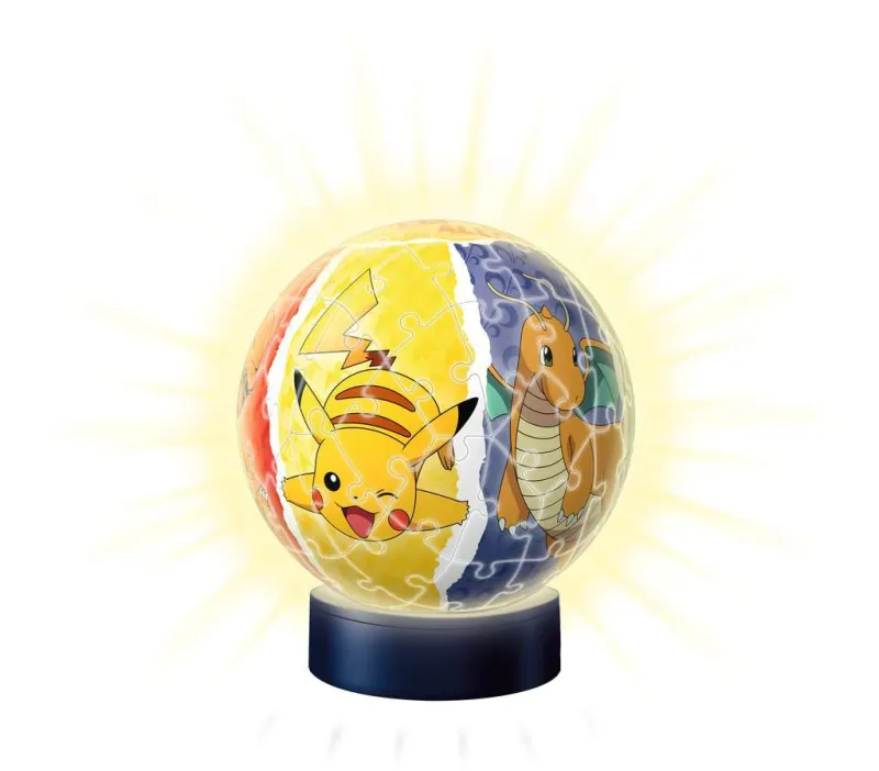 Puzzle 3D - Puzzle 3D Ball Illuminé - Pokémon Puzzle 3D - Puzzle 3D Ball Illuminé - Pokémon