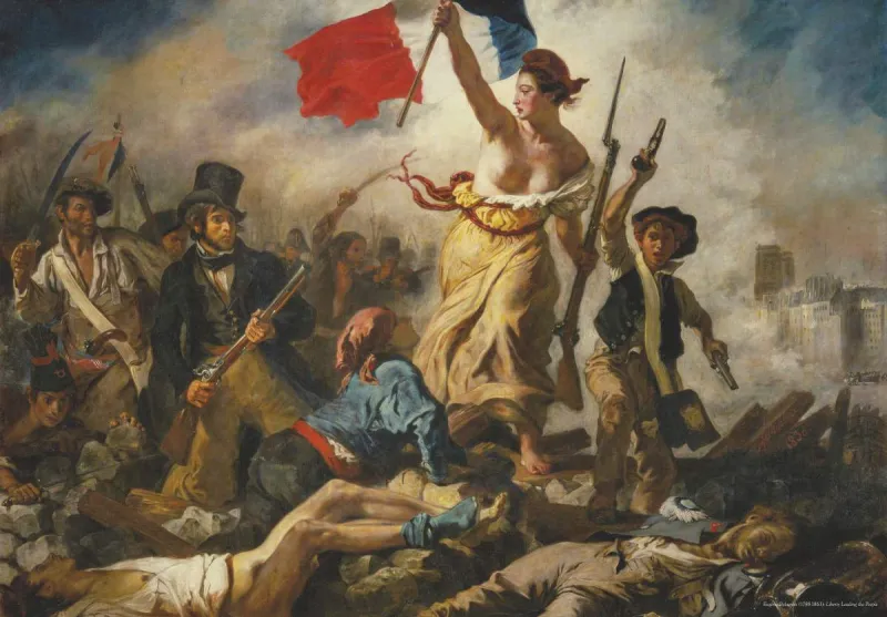Delacroix Eugène - La Liberté Guidant le Peuple Delacroix Eugène - La Liberté Guidant le Peuple