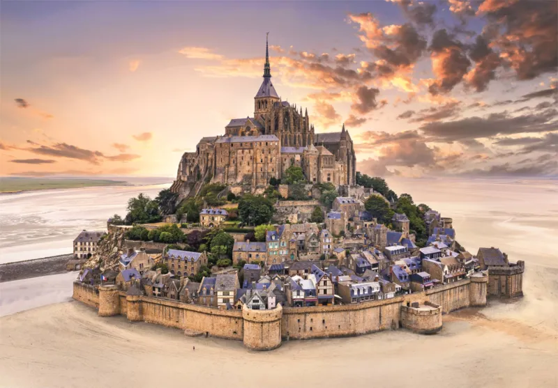 Puzzle HQC Le Mont Saint-Michel Rising 1500 Pièces 84x59 cm Dès 14 Ans