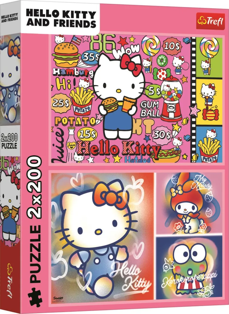2 Puzzles - Hello Kitty Et Ses Amis - Hello Kitty 2 Puzzles - Hello Kitty Et Ses Amis - Hello Kitty