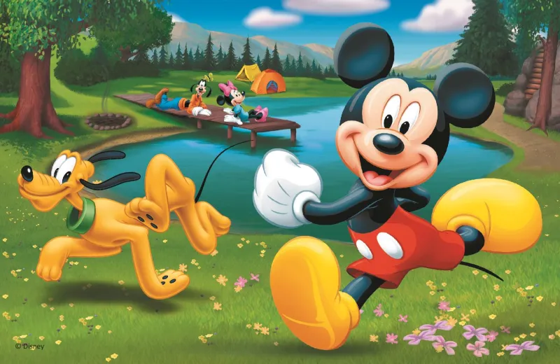 Mini Puzzle - Mickey & Friends - Disney Standard Characters Mini Puzzle - Mickey & Friends - Disney Standard Characters
