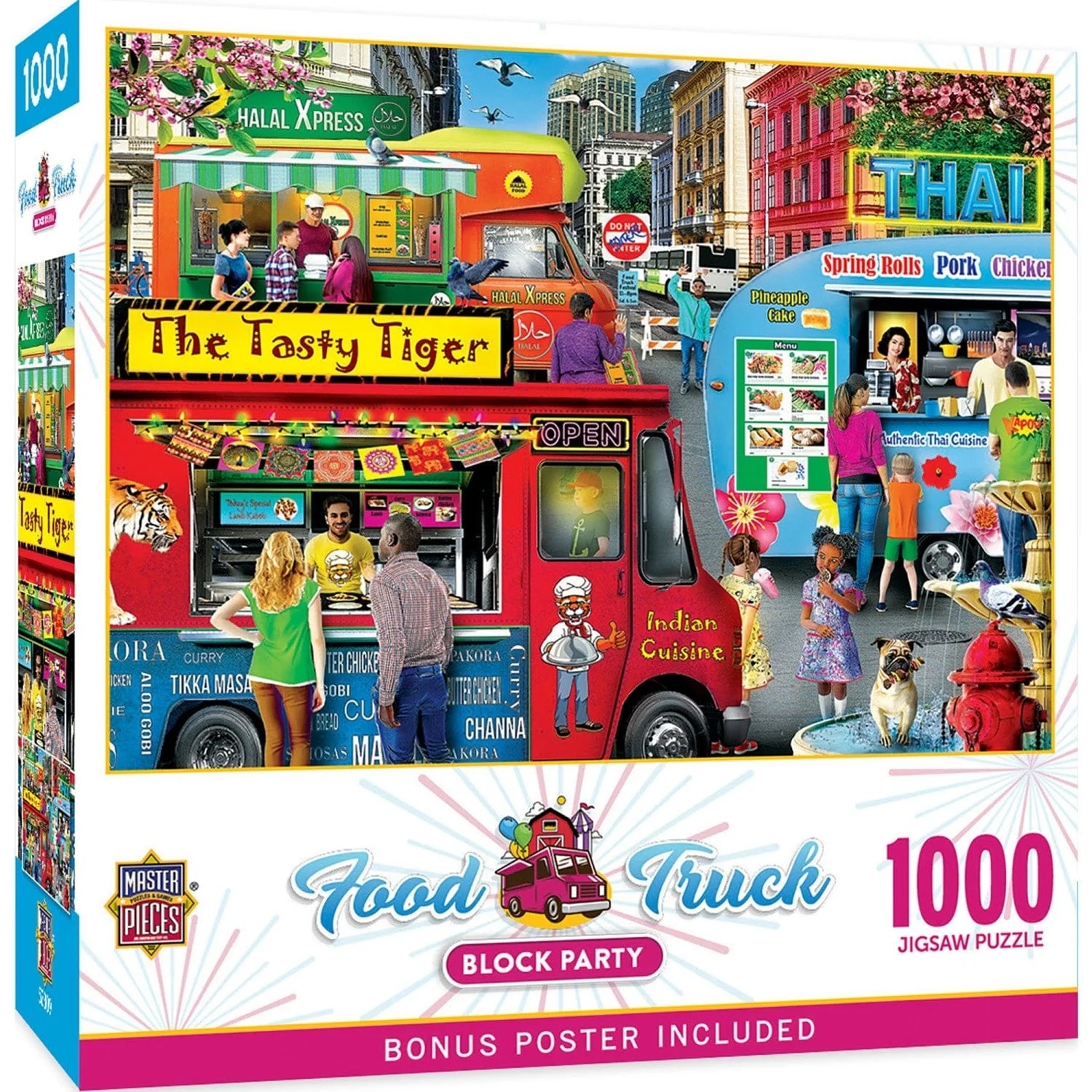 Puzzle Food Truck - Fête De Quartier - 1000 pièces - Master-Pieces-72538