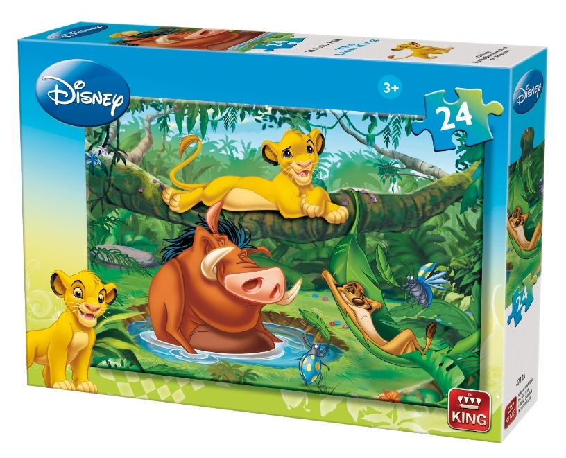 King International - Puzzle Le Roi Lion - 24 pièces - King-Puzzle ...