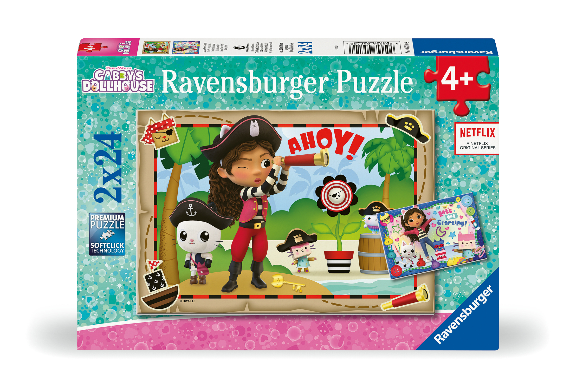 Puzzle 2 Puzzles - Gabby's Dollhouse - 24 pièces - Ravensburger-05710