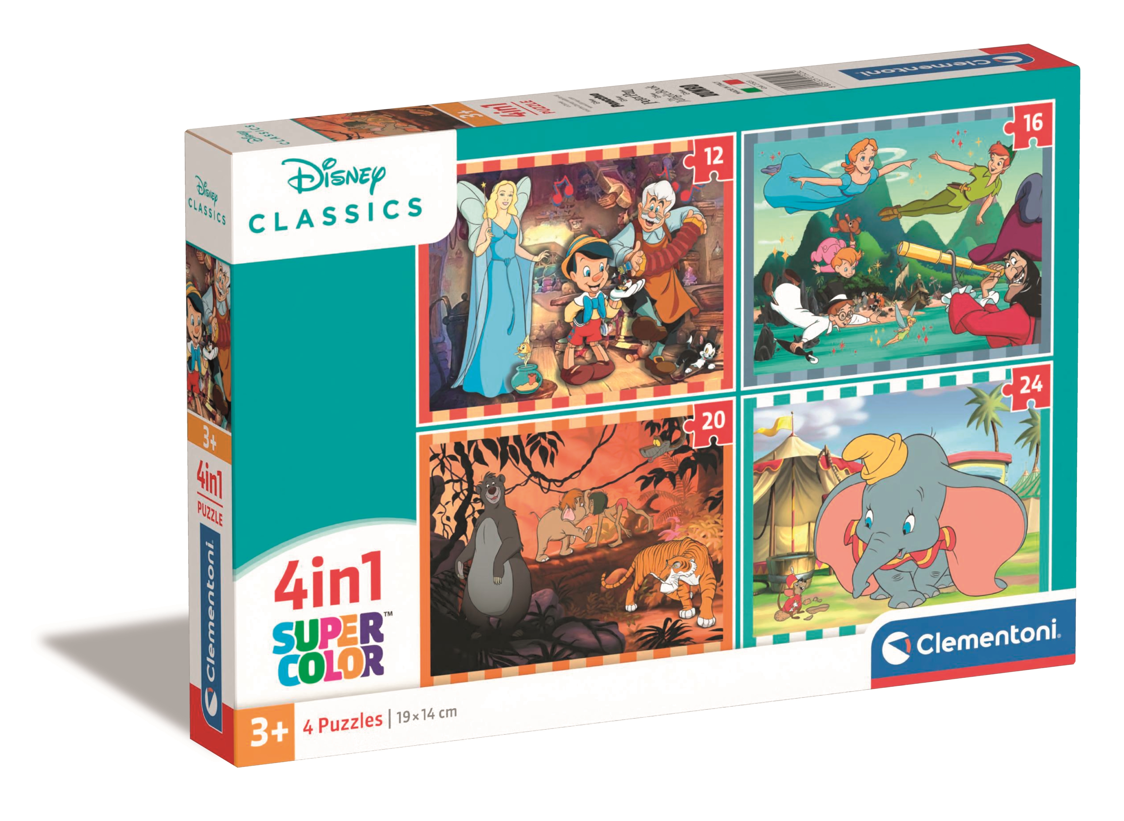 4 Puzzles - Disney Classics - Clementoni, le Puzzle européen Mad…