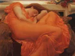 Frederic Leighton - Flaming June - Détail Frederic Leighton - Flaming June - Détail